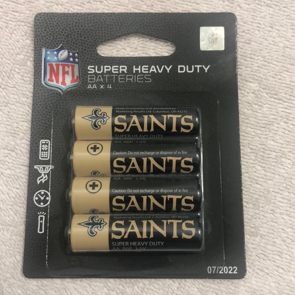 NFL super heavy duty batteries N.O. SAINTS - Picture 4 of 5